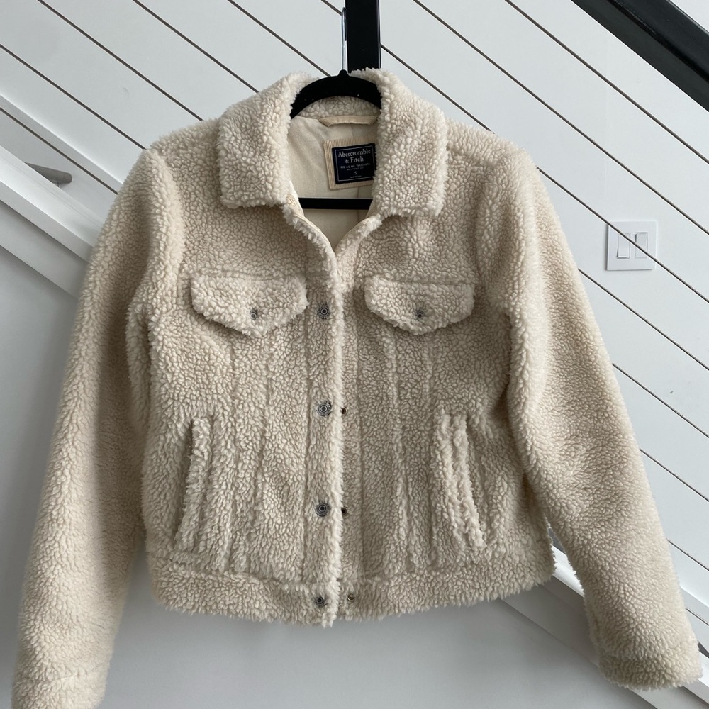 Abercrombie & Fitch Sherpa Jacket, size S